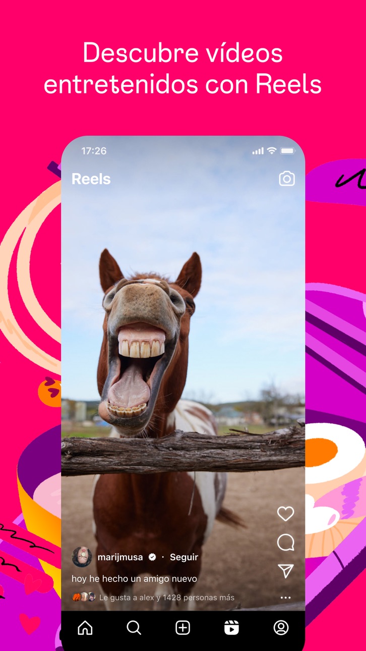 Instagram w/ Theta screenshot 2 - iOS app interface