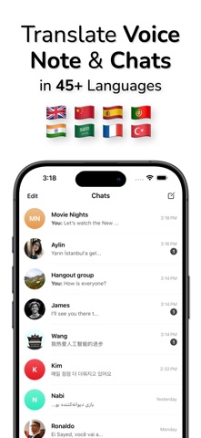 Translate Voice & Chat: Avazly Screenshot 1 of 4