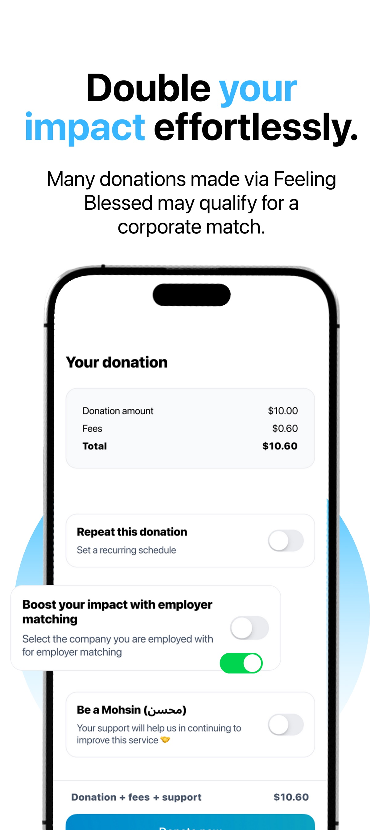 Feeling Blessed - Donation App screenshot 5