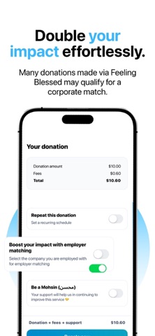 Feeling Blessed - Donation App Screenshot 5 of 7