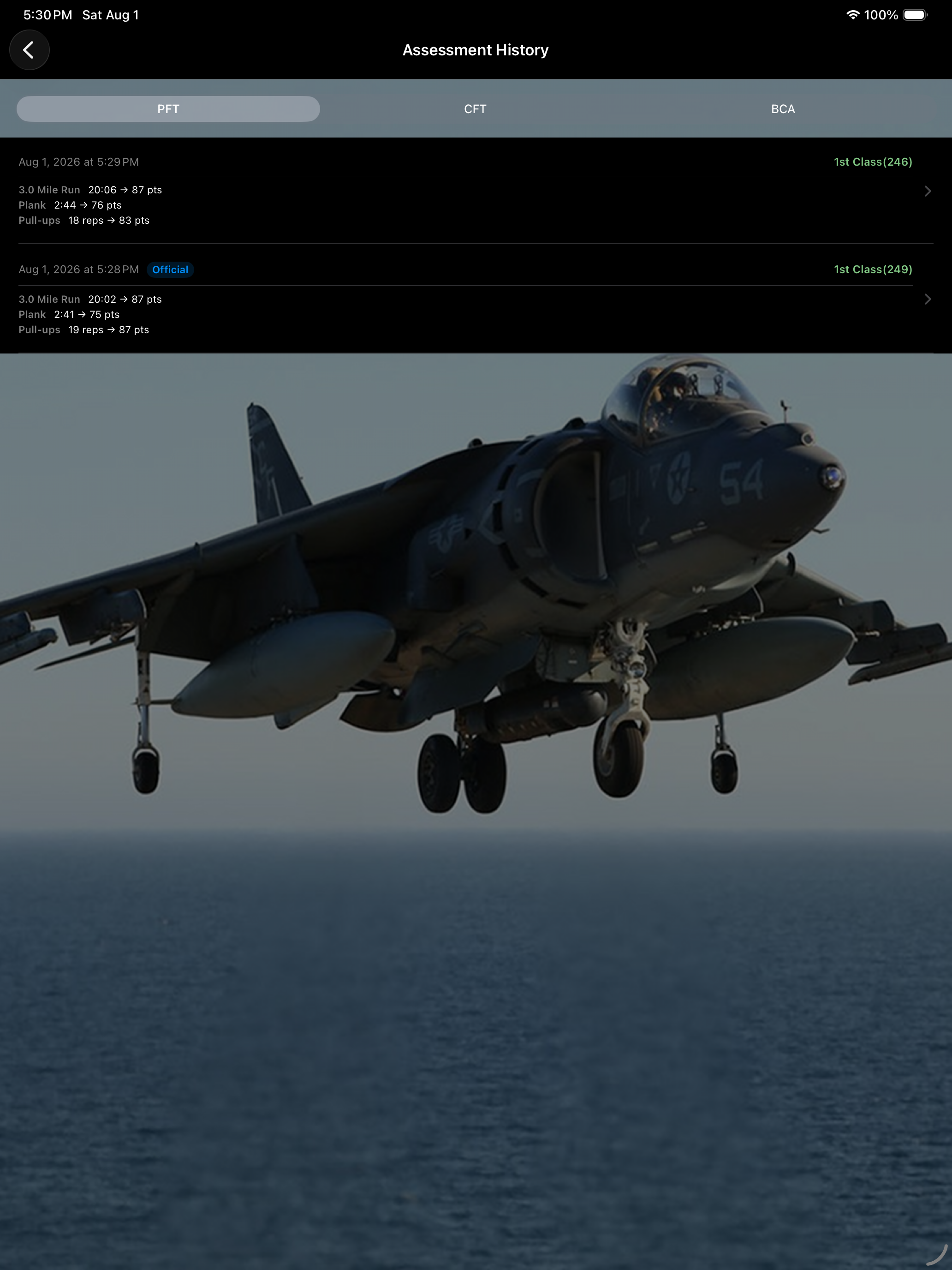 Fitness Calc for Marines screenshot 20