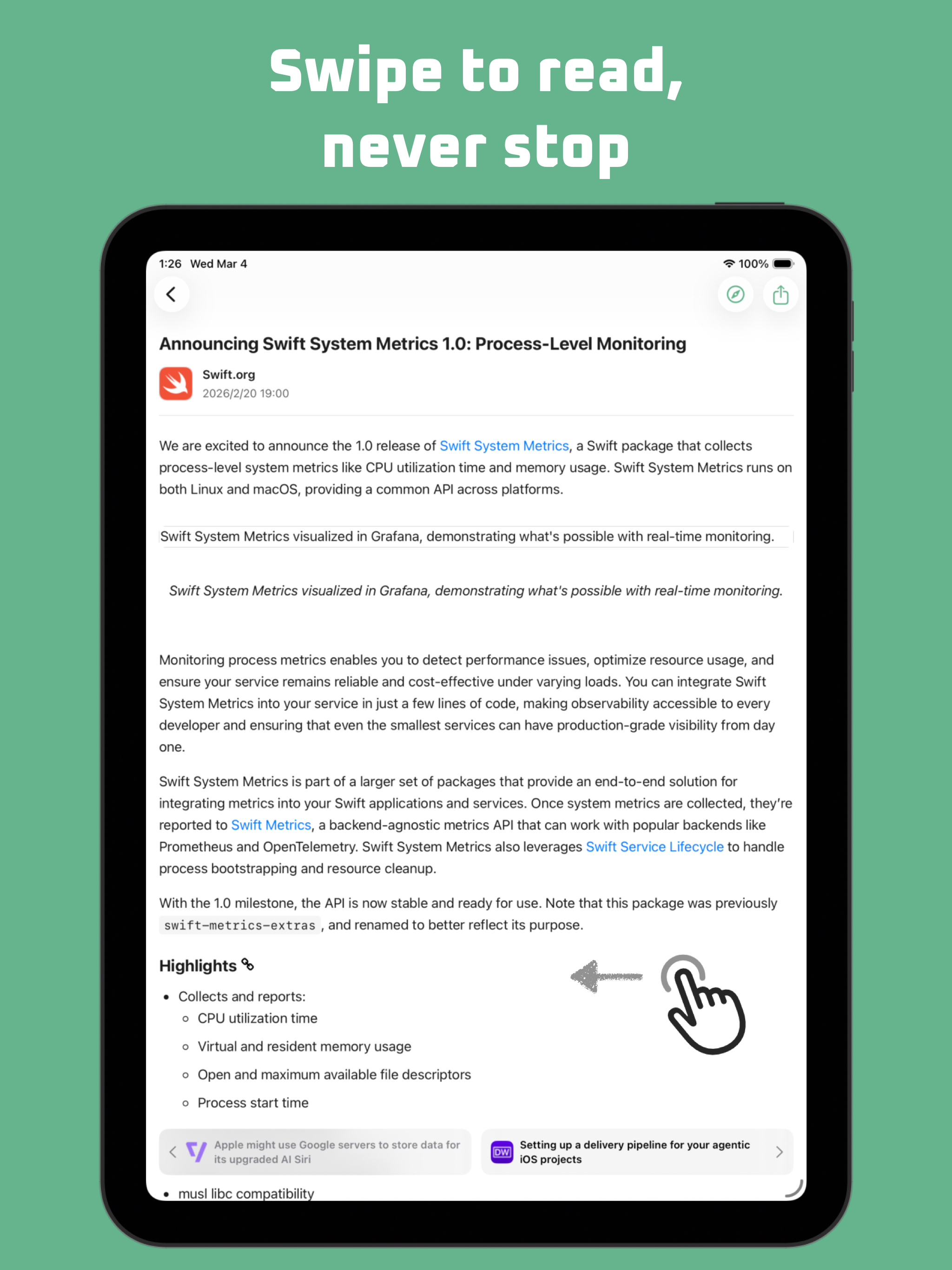 Streamside - RSS Reader screenshot 5