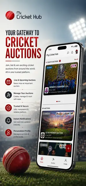 My Cricket Hub – Auction App screenshot 2