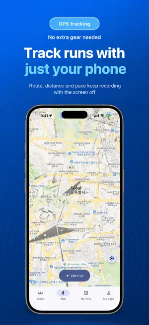 GeoRun - GPS Workout Map screenshot 1