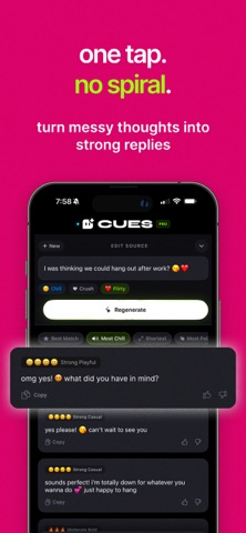 AI Text Reply Helper - Cues AI Screenshot 3 of 5