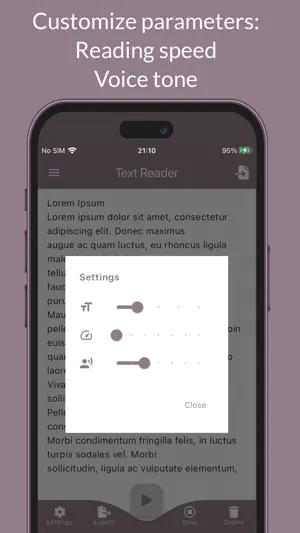 Text to Voice: Text Reader screenshot 3