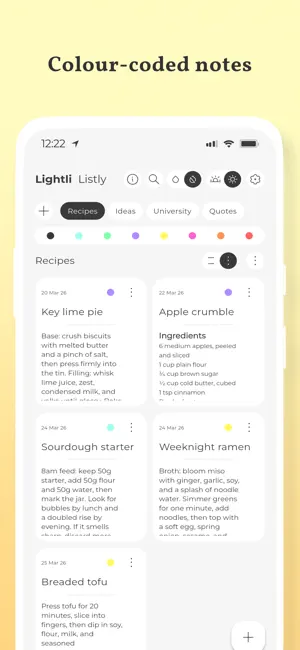 Listly: tasks & notes screenshot 1