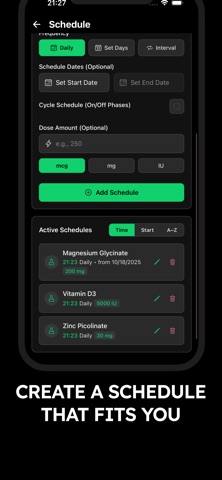 Vitamin & Supplement Tracker screenshot