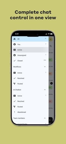 BotSpace Inbox screenshot