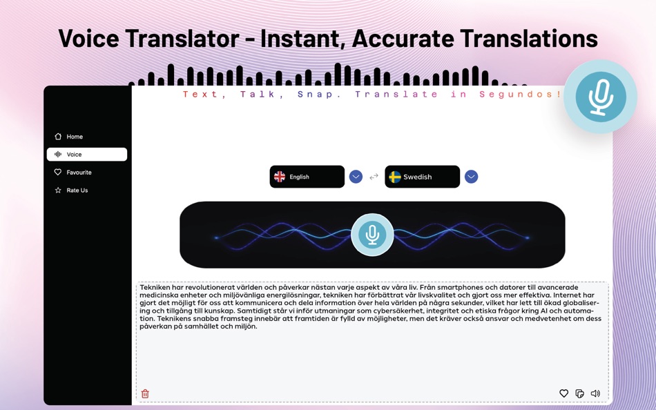 #3. Translate It - AI Translator (macOS) 게시자: Darain Fatima