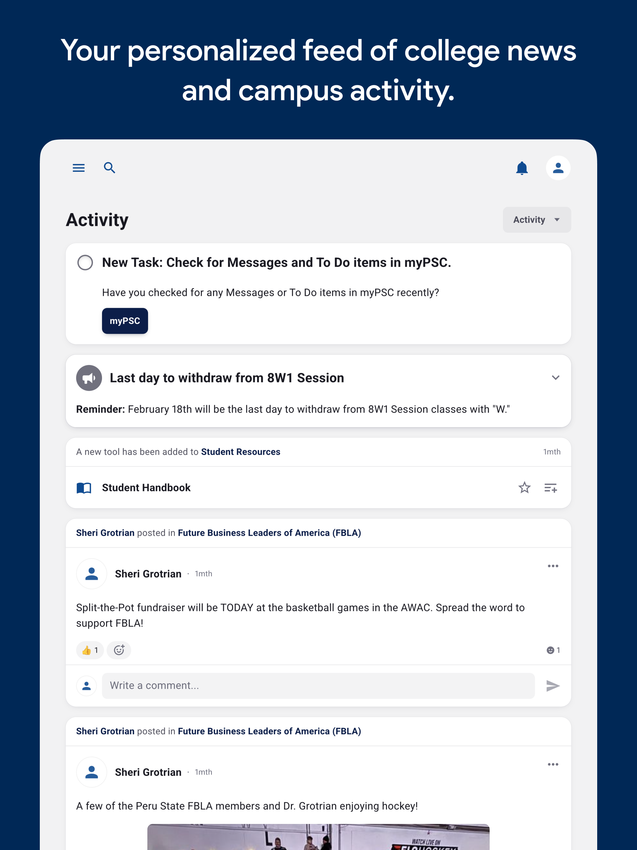 Peru State College Portal