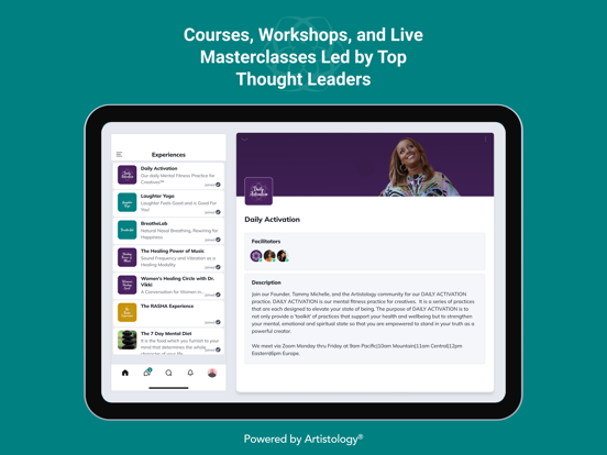 Artistology iPad screenshot 2 - Social Networking app