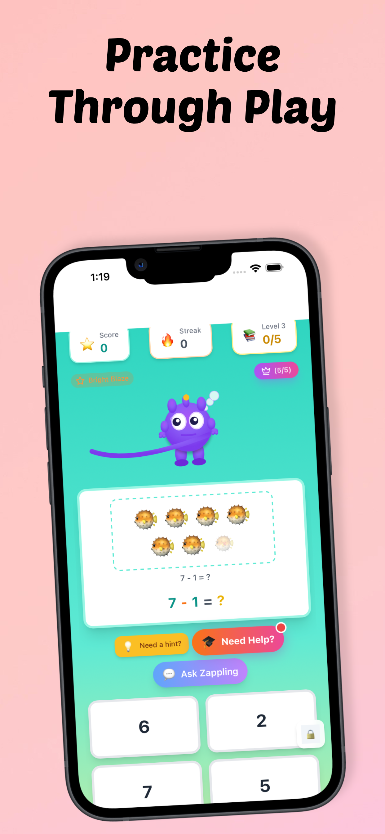 Zappling Math for Kids screenshot 5