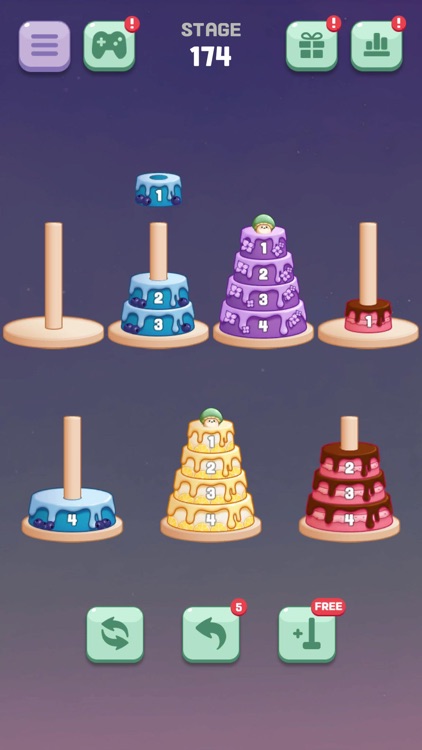 Tower of Hanoi Sort screenshot-4