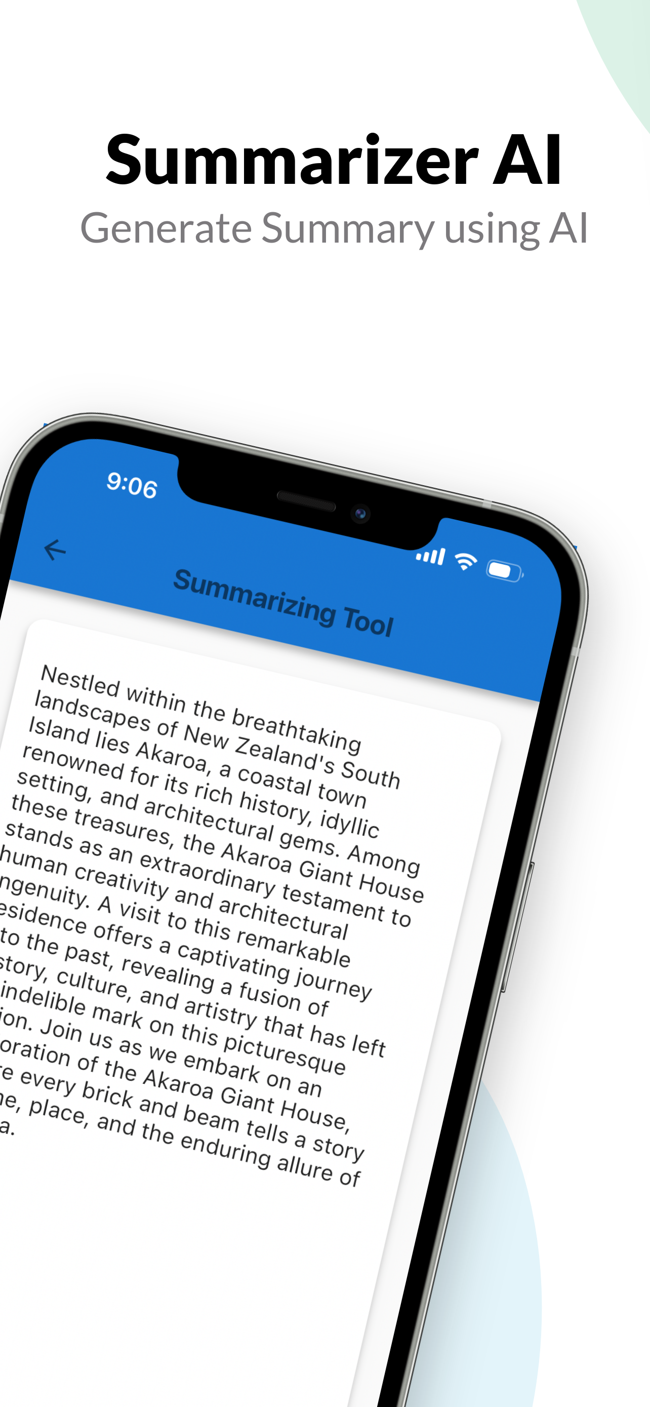 Summarizer - AI Summarize Tool