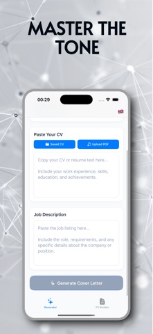 Cover Letter AI LetterGenie iPhone screenshot