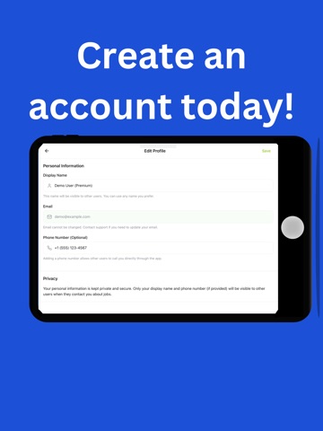 Blue Collar Job Board iPad screenshot