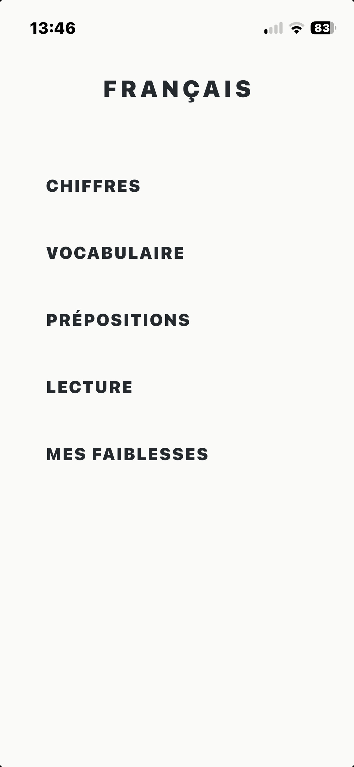 Screenshot 2 of FRANCAIS