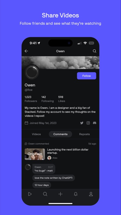 Screenshot 3 of Stacked – Creator Clubs App