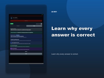 AI-901 Practice Test iPad screenshot