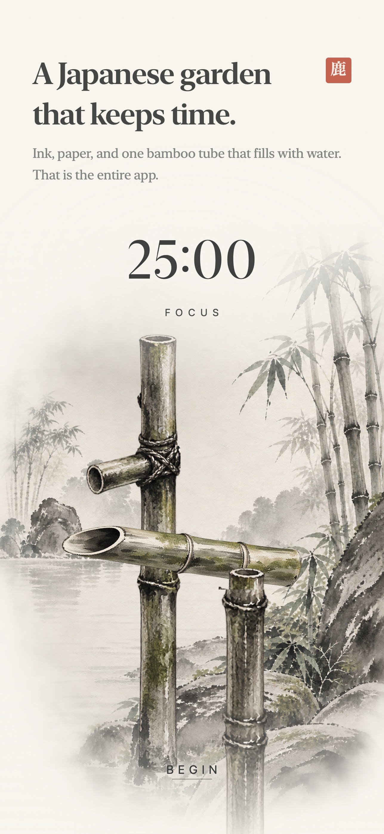 Screenshot 1 of Shishi: Focus & Pomodoro Timer