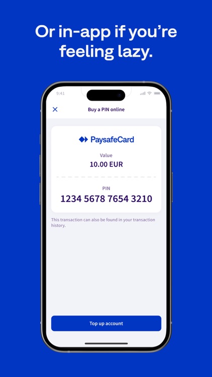 PaysafeCard - prepaid payments screenshot-3