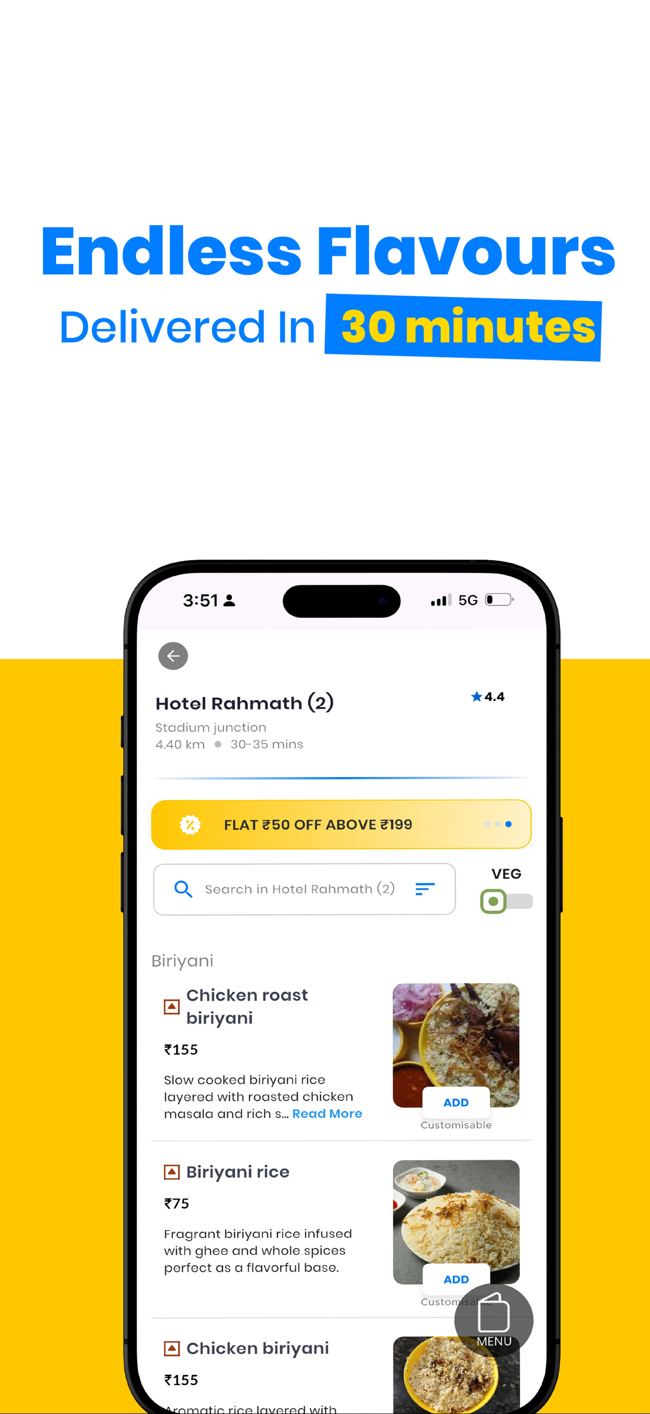 Potafo: Food Delivery App
