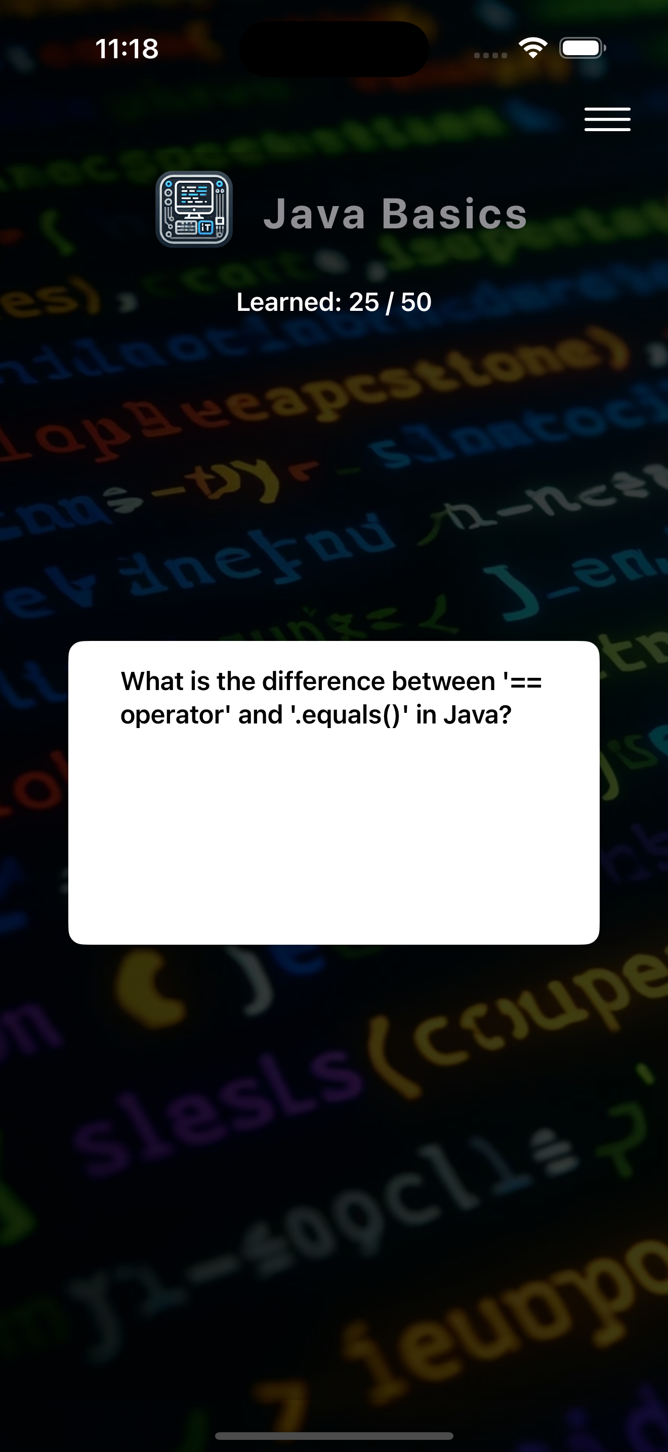 Java Basics - flashcards