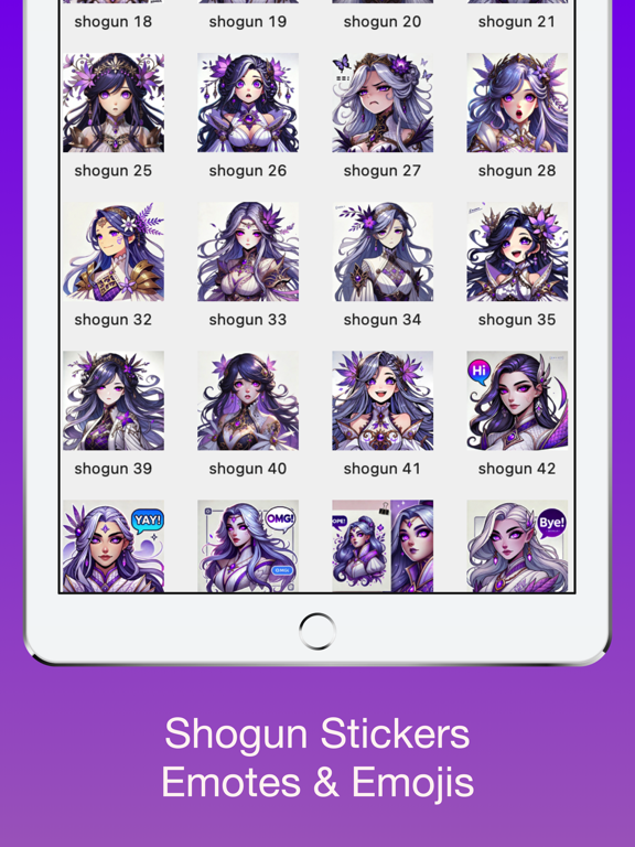 Screenshot #5 pour Shogun Stickers & Emotes