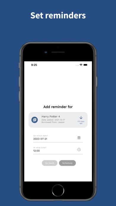 Screenshot #3 pour Borrowed - Track your stuff