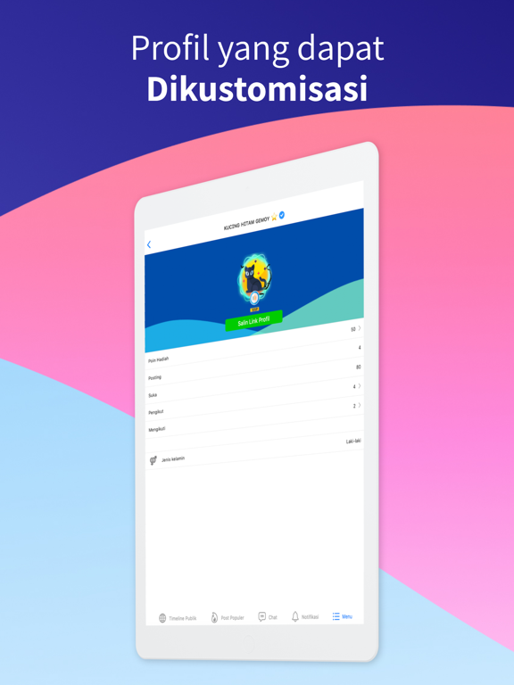 Prisga iPad screenshot 4 - Social Networking app