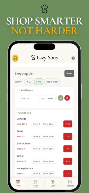 Lazy Sous | Dinner Spinner screenshot 2