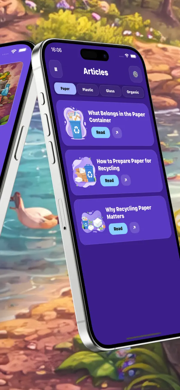 #2. Recycling Inspired Guide (iOS) Ved: ANDRE SNOW