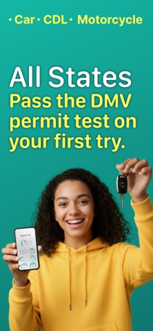 DMV Permit Written Test 2026. Screenshot 1 of 8