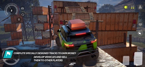 Offroad League Online - Conquer specially designed tracks and intricate obstacles, allowing users to earn in-game currency and develop vehicles for trade.