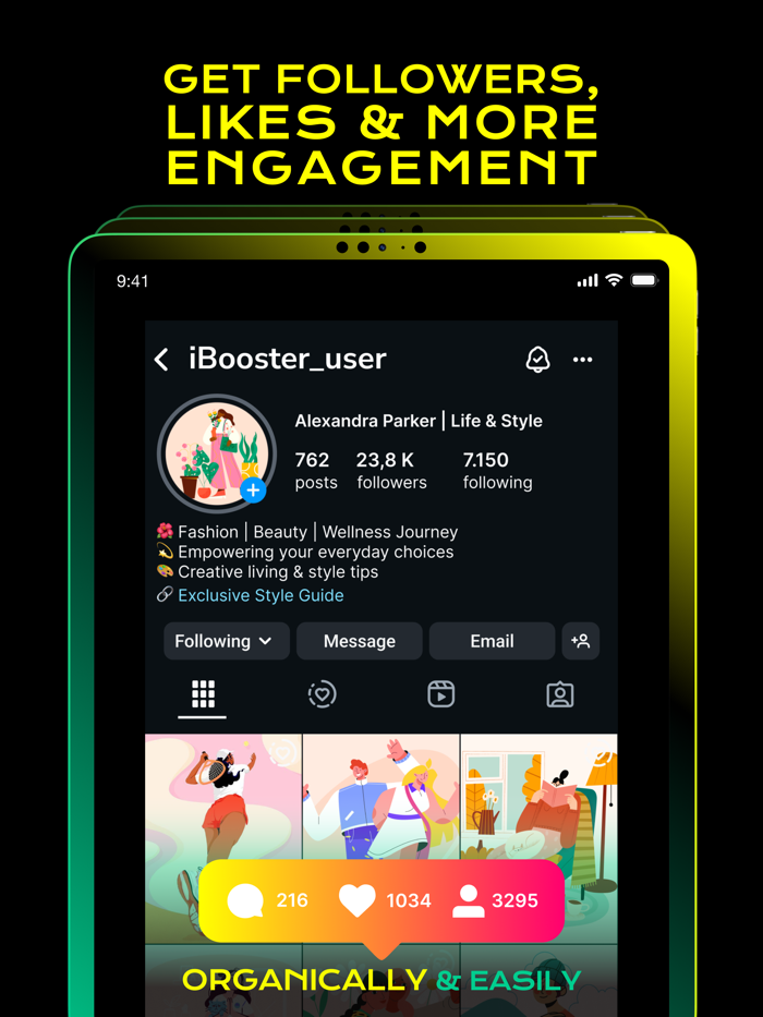 Likes for Instagram iBooster