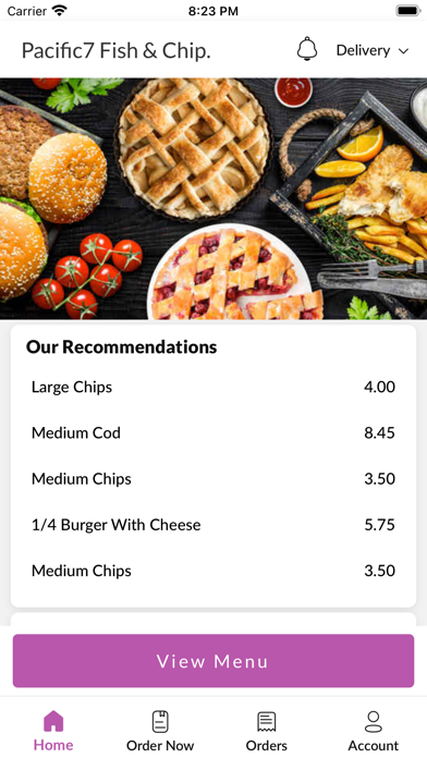 Pacific7 Fish & Chip Screenshot