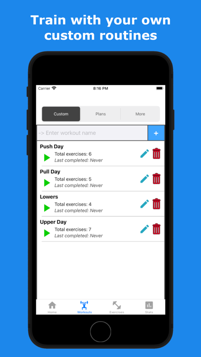 Gains - Gym Workout Plan & Log Screenshot