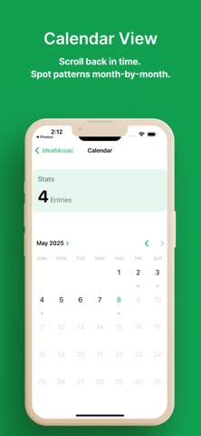 MealMosaic Diet Food Tracker screenshot