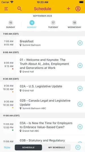 ISCEBS Symposium screenshot 3