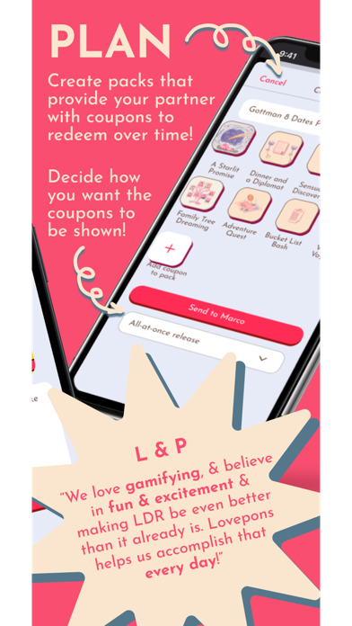 Lovepons: Couple Fun Coupons Screenshot