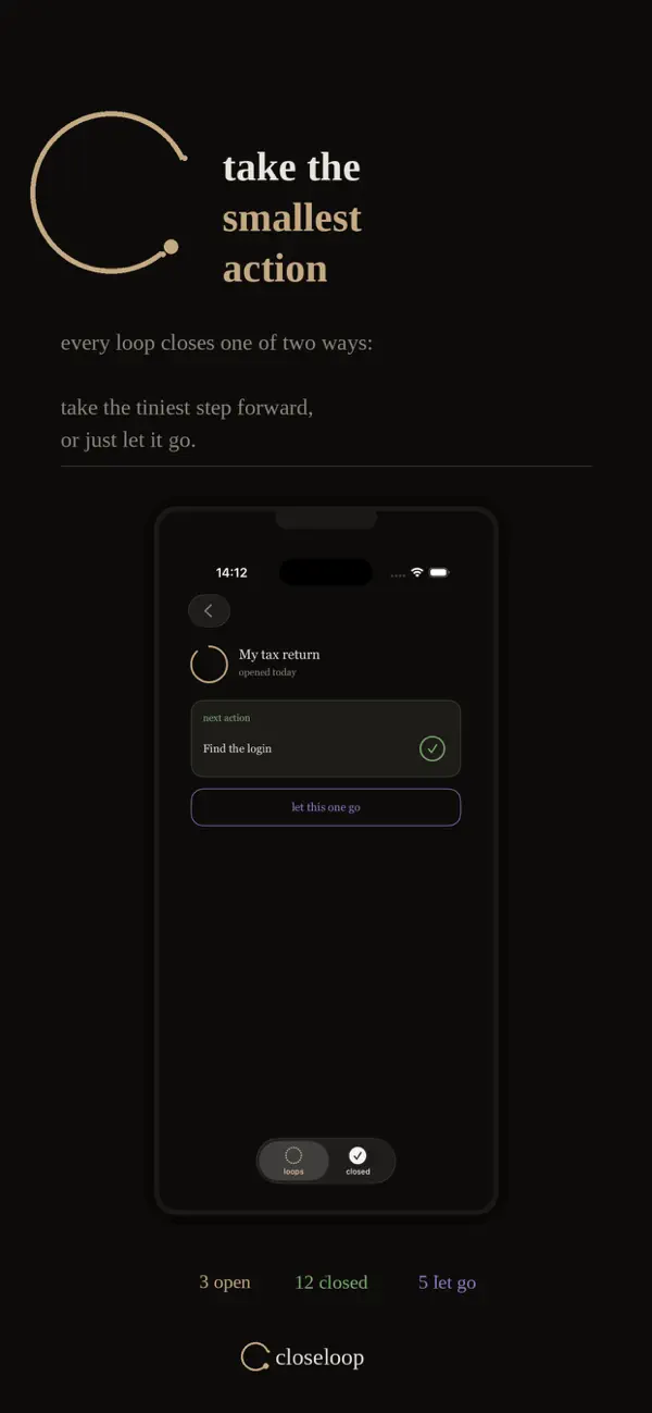 #2. Closeloop (iOS) Ved: Ben Howdle