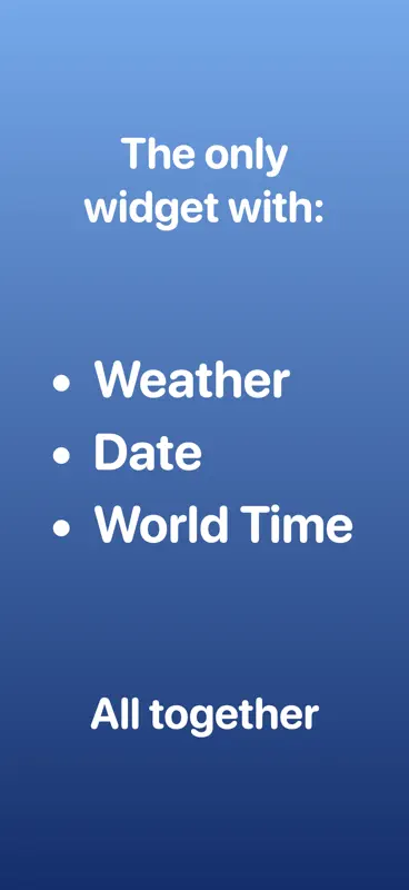 Weather Time Widget screenshot 1 of 5