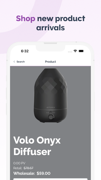 doTERRA Shop Screenshot