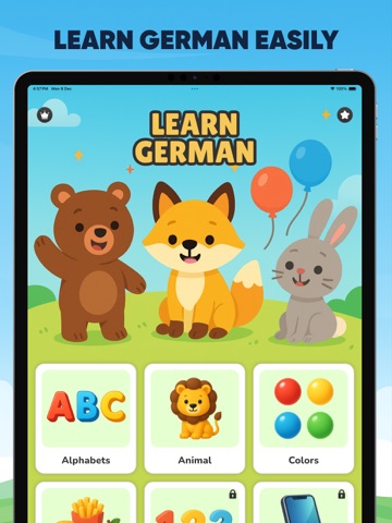 German for Beginners 2026 iPad screenshot