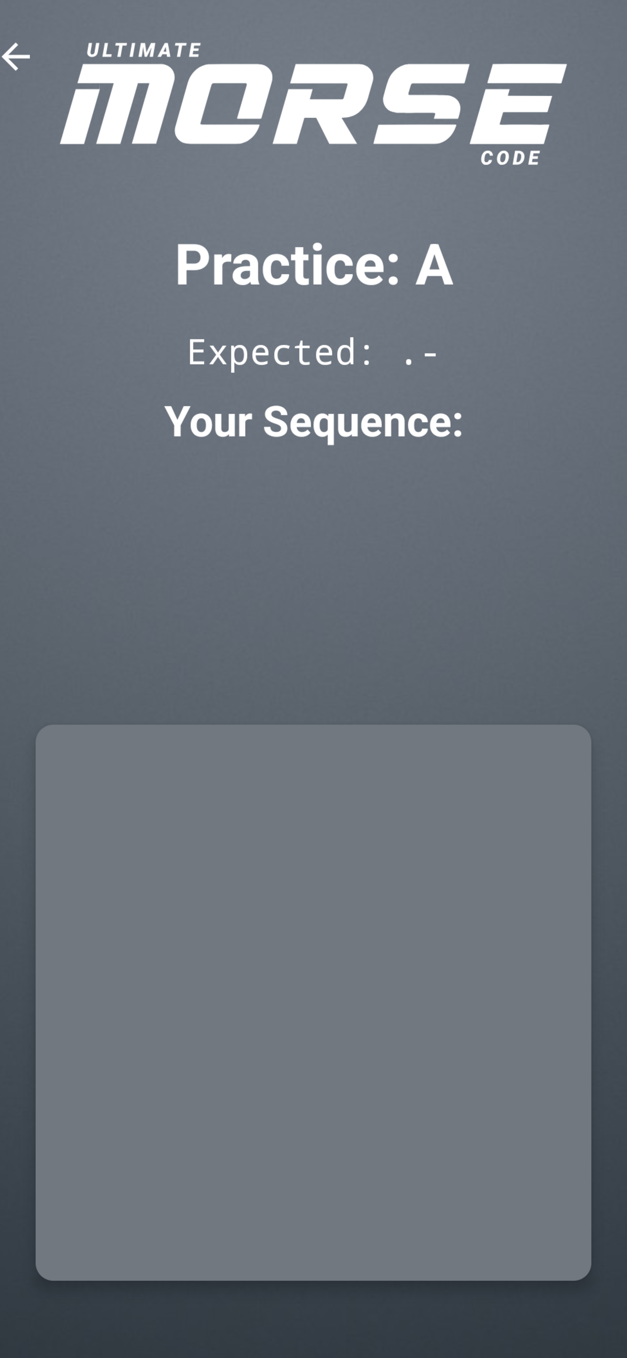 Ultimate Morse Code