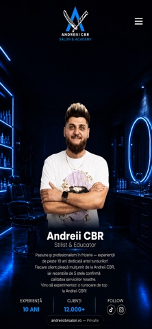 AndreiiCBR Salon – Programări iPhone screenshot