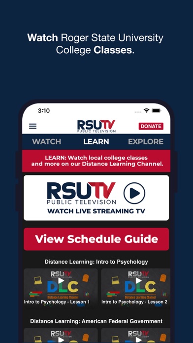 RSUTV Screenshot