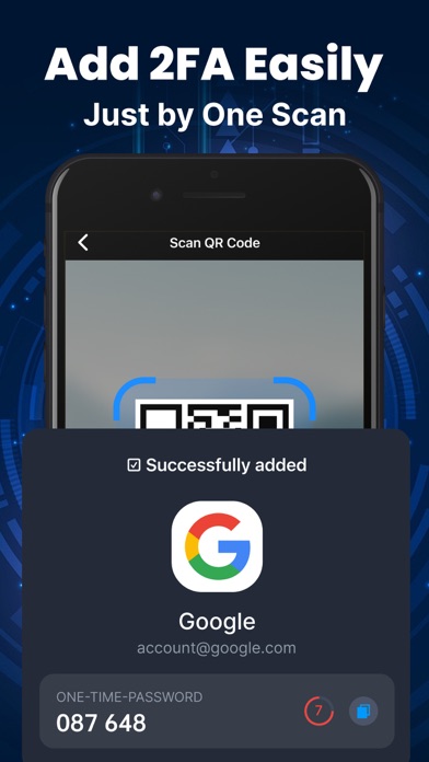 Authenticator-2FA Code Screenshot