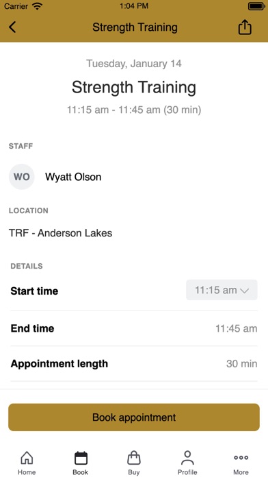 Train Right Fitness Screenshot